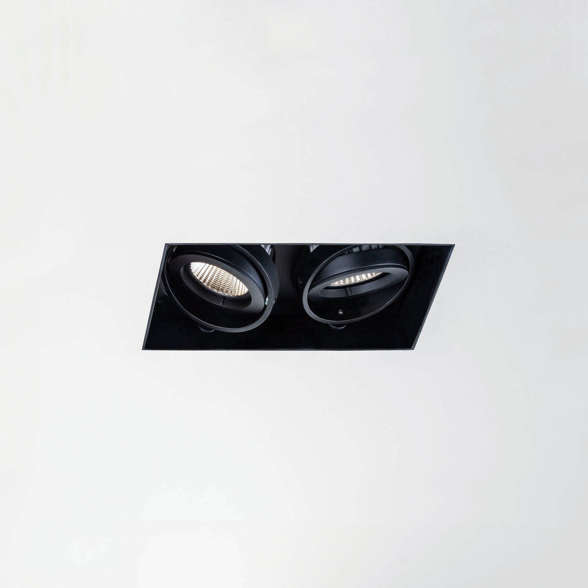 Embellecedor 50 2x1 2x10,3W 90_4000K 40° Negro PUSH [E111.94001840.BL.XX4]